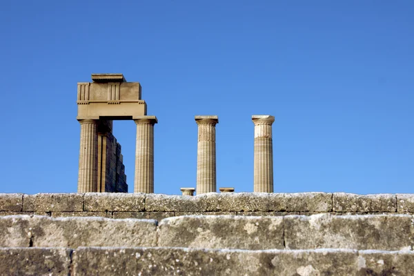 De Akropolis van lindos, rhodes — Stockfoto