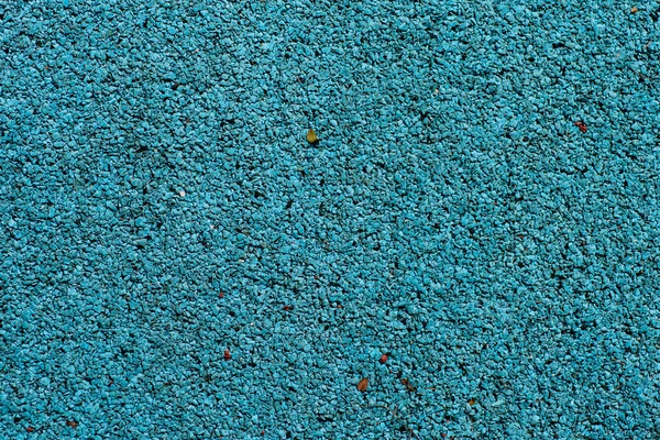 Blue playground soft rubber surface — Stock Photo, Image