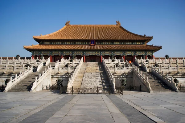 Verbotene Stadt in Peking lizenzfreie Stockbilder