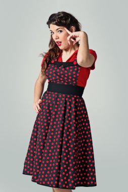Pin-up güzel kız