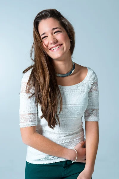 Beautiful Teenager Smiling — Stock Photo, Image