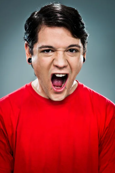 Teenager Shouting — Stock Photo, Image
