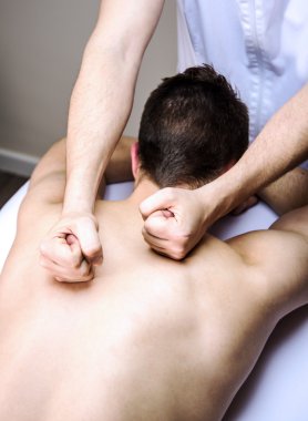 man in a beauty clinic