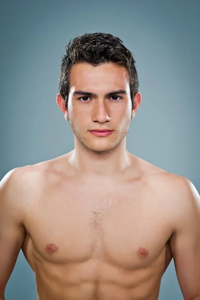 Young Man with Nude Torso — Stock Photo, Image