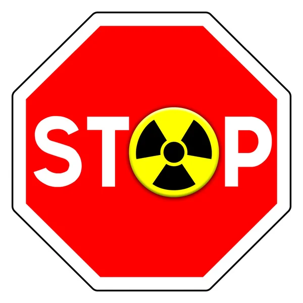 Detener nuclear — Foto de Stock