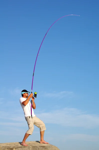 Surf pesca — Fotografia de Stock