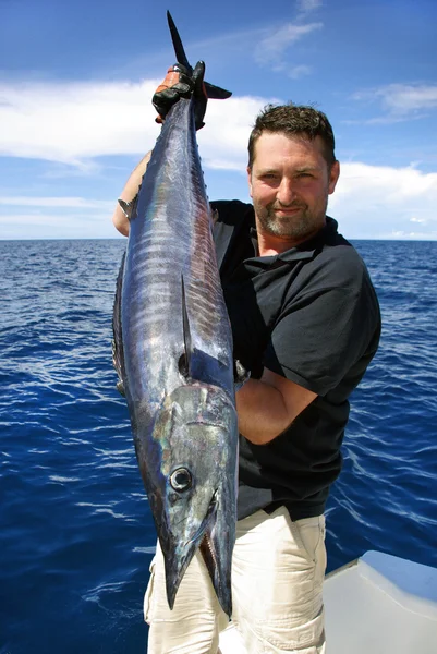 Wahoo. scombrid fisk familj — Stockfoto