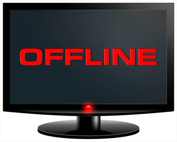 Offline — Stockfoto