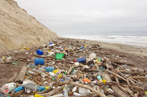 Strandverschmutzung lizenzfreie Stockfotos