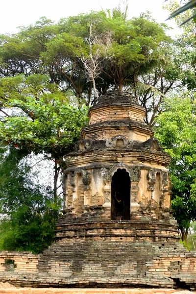 Wat Chet Yot Sette Tempio Pagoda Tratta Una Delle Principali — Foto Stock