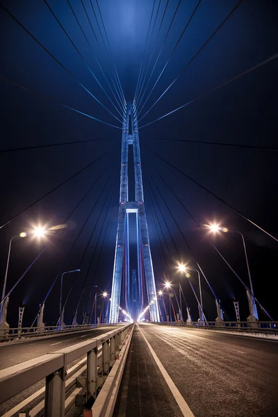Bridge on the Russian island — Stock Photo, Image