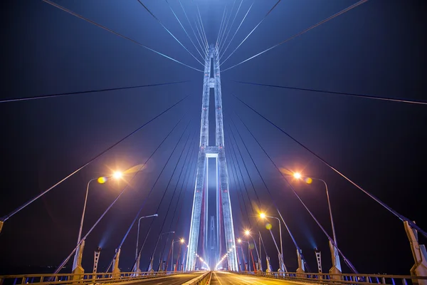 Bridge on the Russian island — Stock Photo, Image