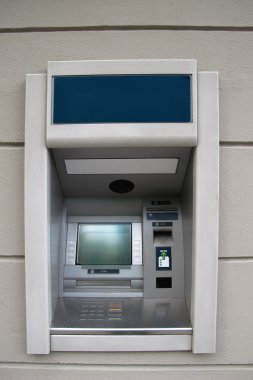 anında para için ATM kredi banka kartı makinesi