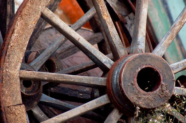 Pneu de carro de cavalo — Fotografia de Stock