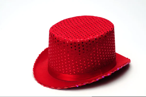 Chapeau de spectacle rouge — Photo