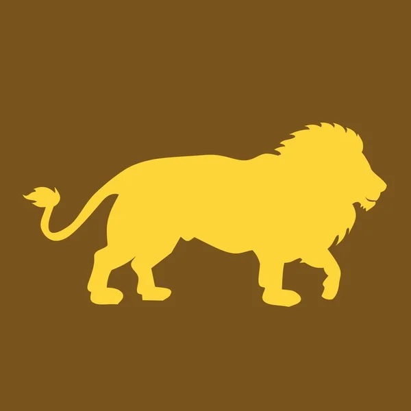狮子座动物侧写向量 — 图库矢量图片