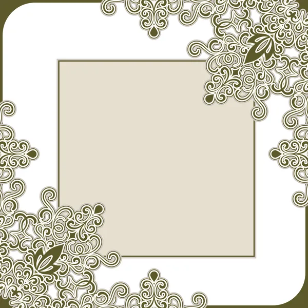 Decoratief frame — Stockvector