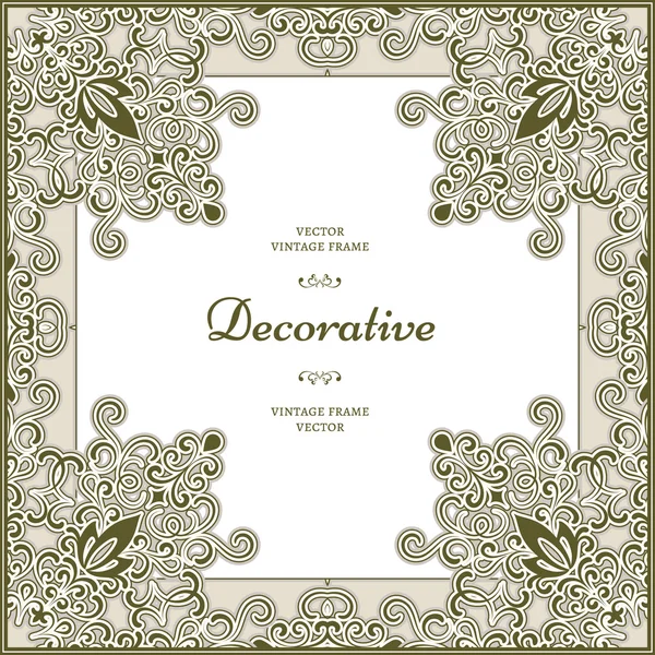 Decoratief frame — Stockvector