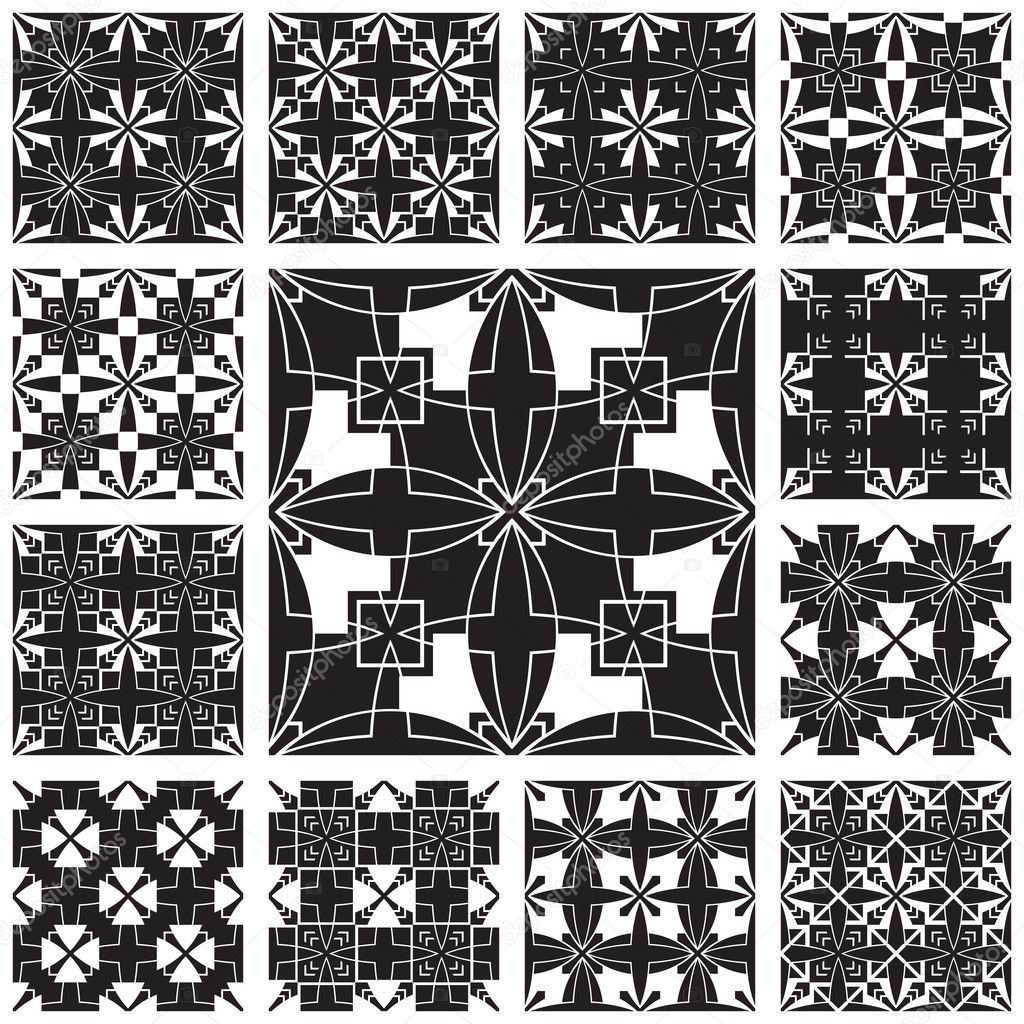 Geometric pattern set