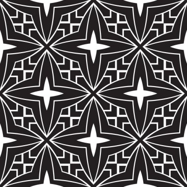 Siyah ve beyaz kusursuz desen