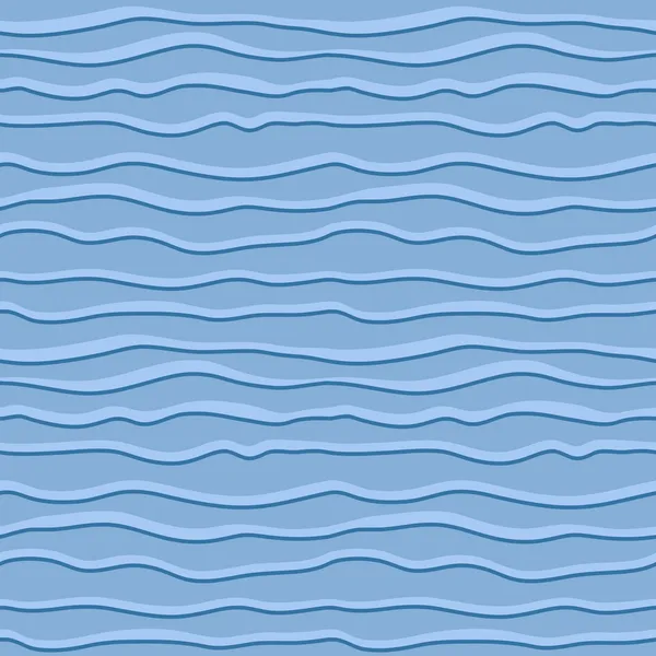 Wellenlinien-Muster — Stockvektor
