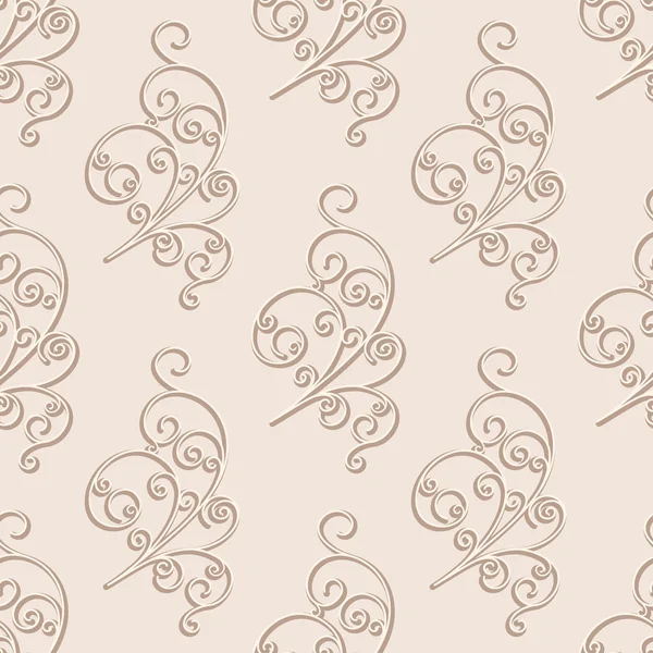 Motif floral pâle — Image vectorielle