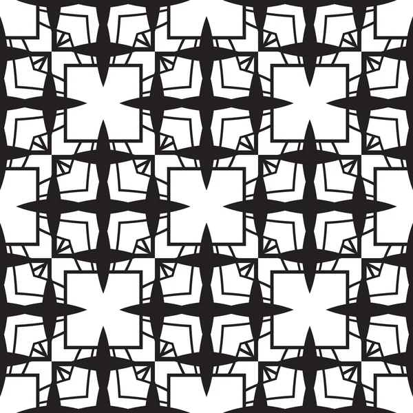 Black and white geometric pattern — Stock Vector