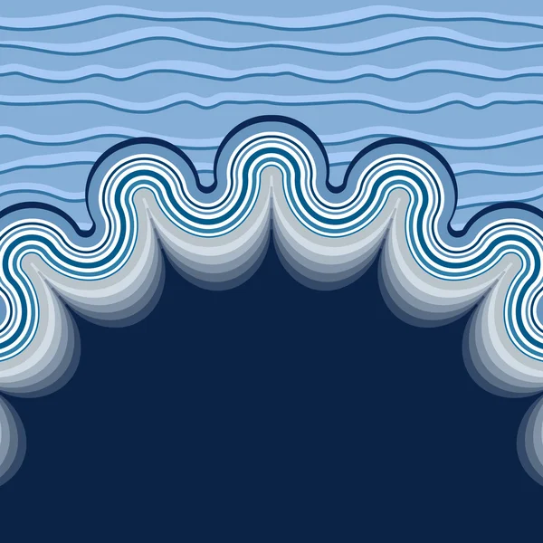 Морской фон — стоковый вектор