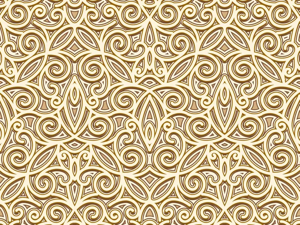 Gold seamless pattern — Stock Vector