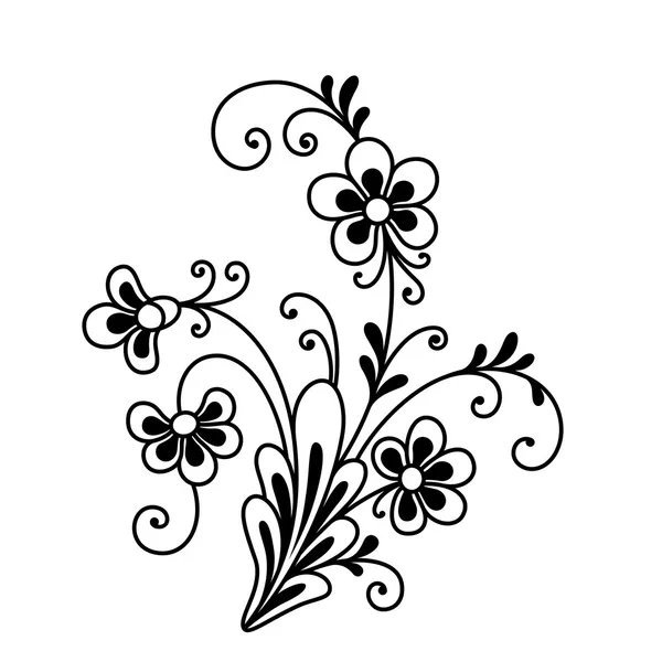 Flor de lujo — Archivo Imágenes Vectoriales