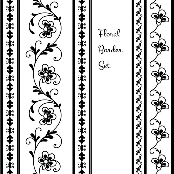 Floral borders