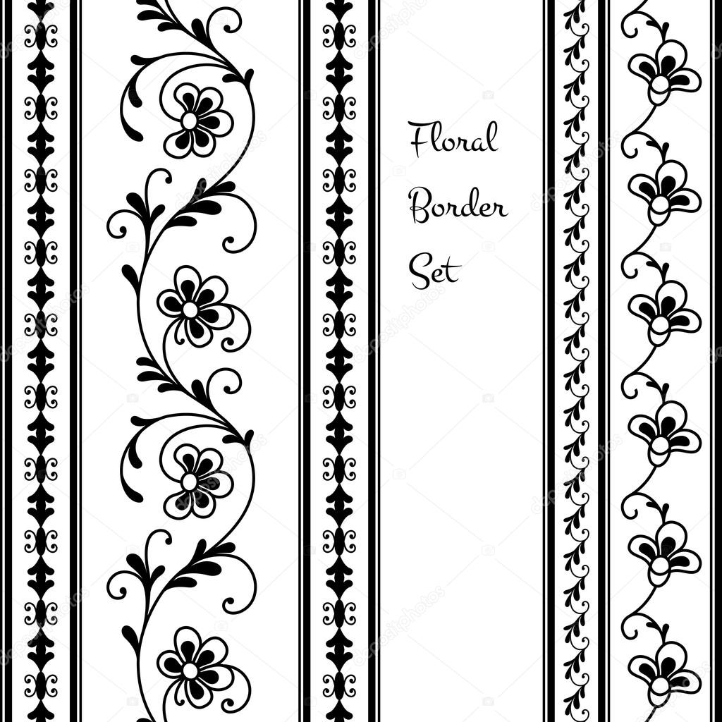 Floral borders