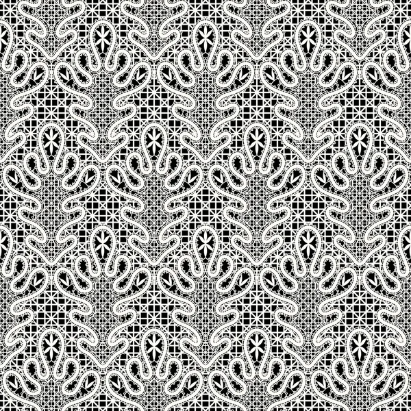 White lace pattern — Stock Vector