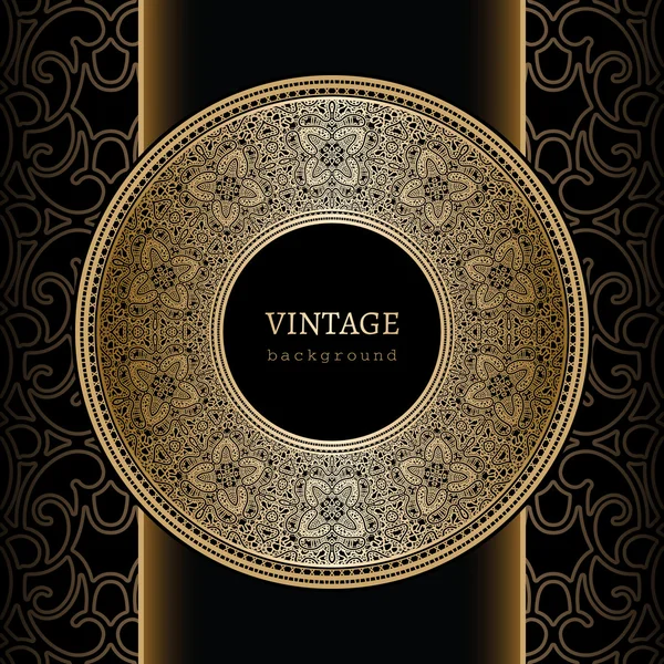 Vintage Gold Hintergrund — Stockvektor