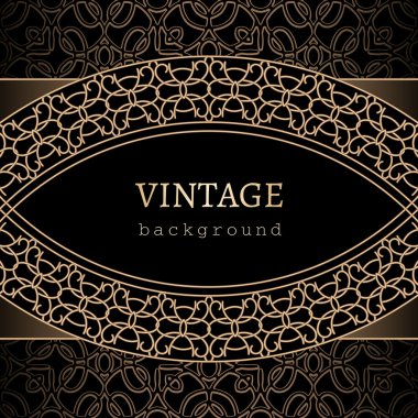 Vintage altın arka plan