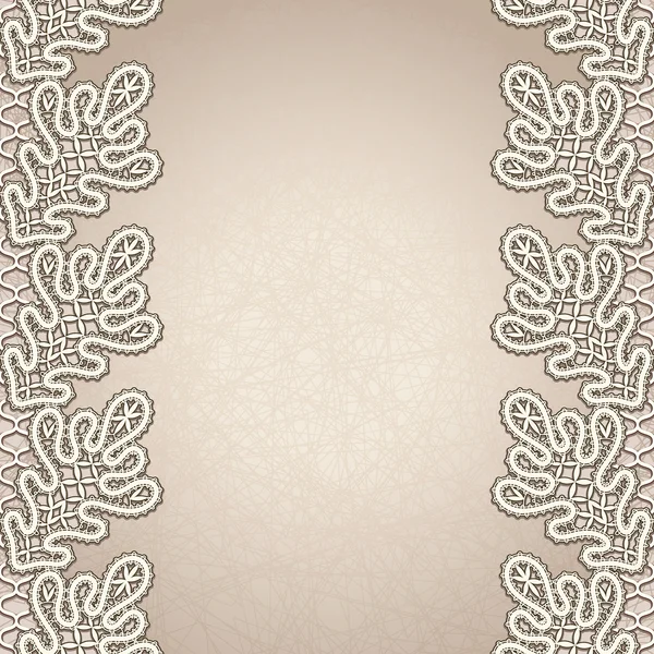 Old lace background — Stock Vector