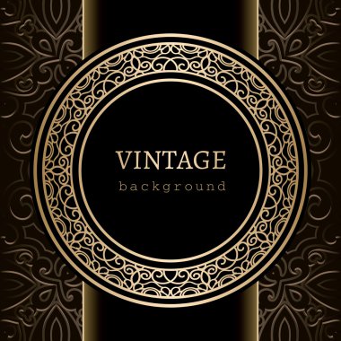 Vintage altın arka plan