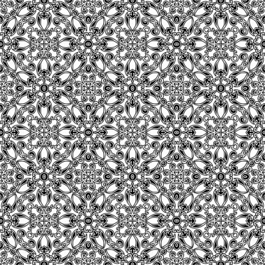 soyut çiçek desenli