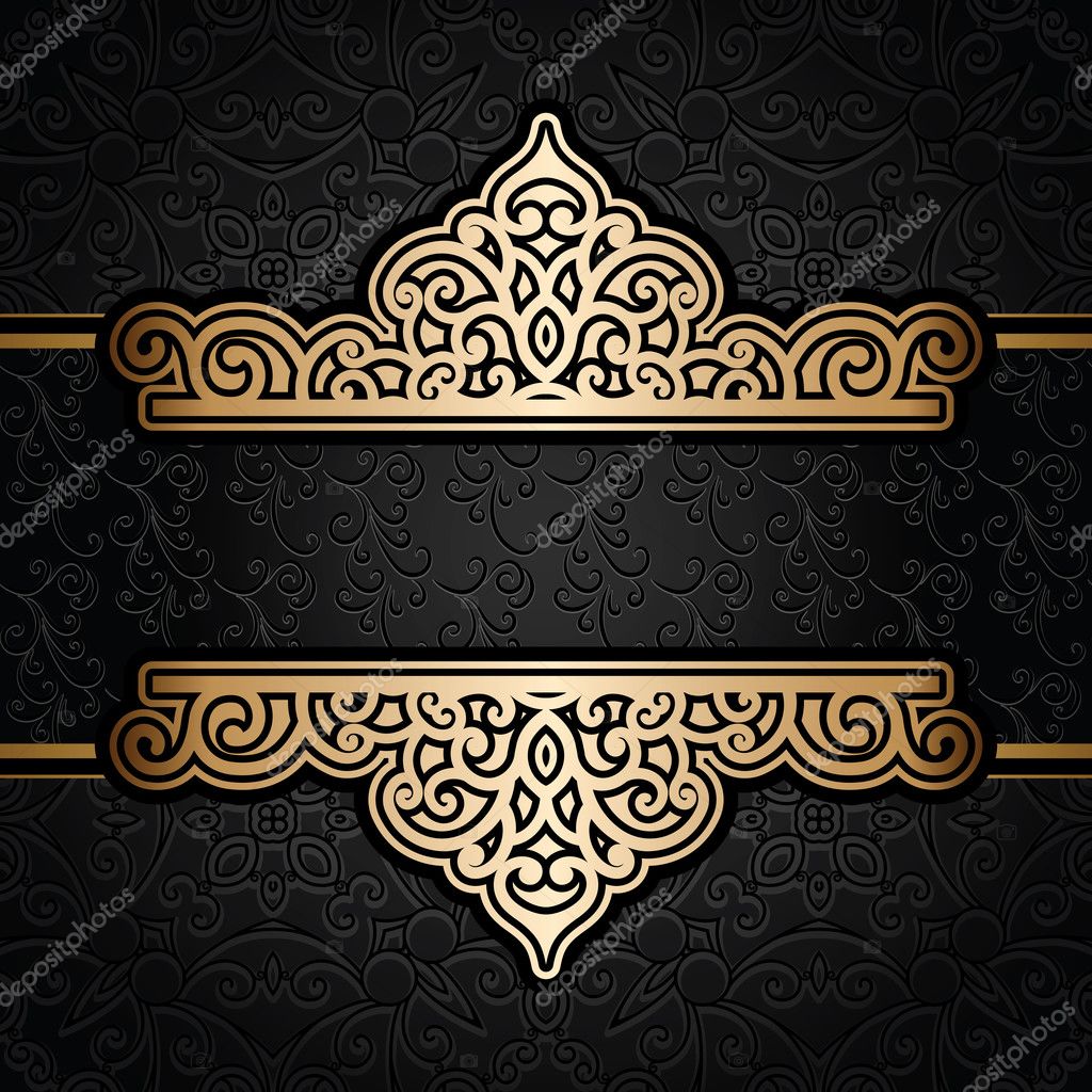 86 Wallpaper Vintage Gold Black My