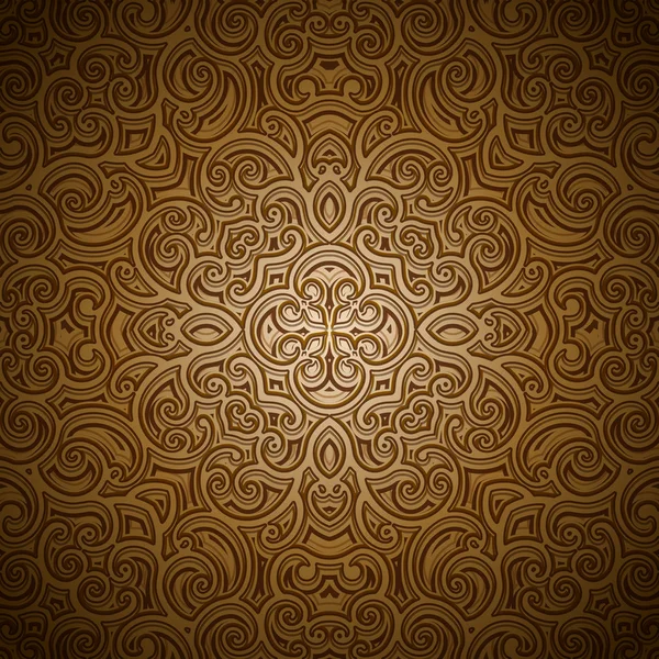 Vintage gold pattern — Stock Vector