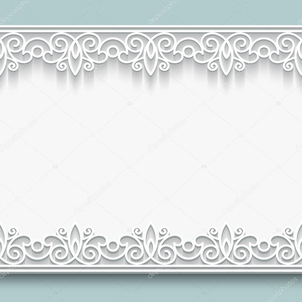 Paper lace background
