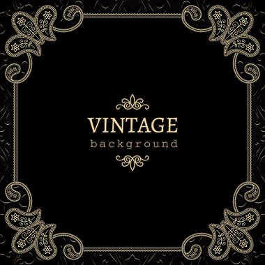 kare altın çerçeve