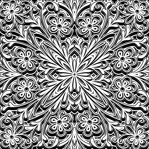 Motif noir et blanc — Image vectorielle