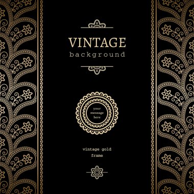 Dikey altın arka plan