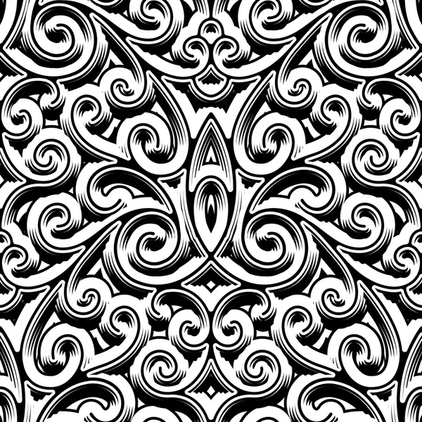 Vintage swirly pattern — Stock Vector