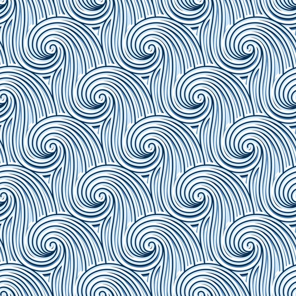 Ondas remolinadas — Vector de stock