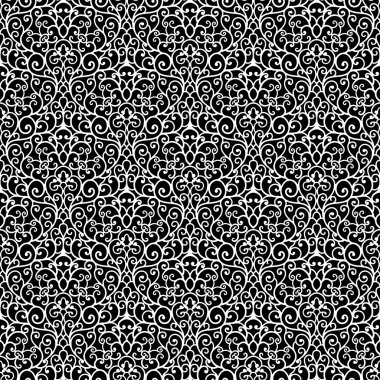 Siyah-Beyaz dantel modeli