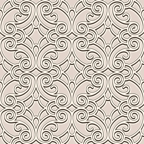 Motif beige vintage — Image vectorielle