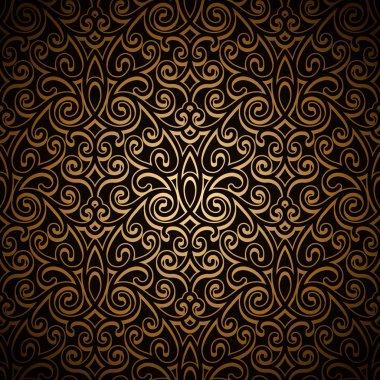 Vintage altın deseni