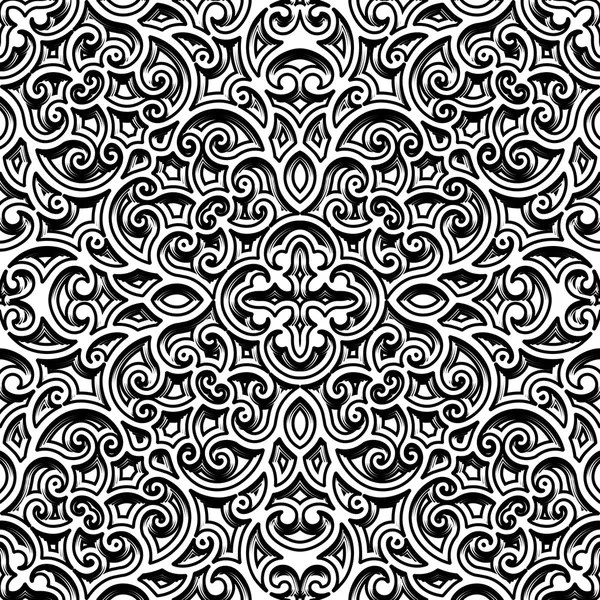 Vintage black and white pattern — Stock Vector